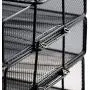 LUCYCAZ Stackable Paper Tray 4 Tier Document Desk Organizer Metal Mesh File Holder for Home Office School Black LUCYCAZ Stackable Paper Tray 4 Tier Document Desk Organizer Metal Mesh File Holder for Home Office School Black