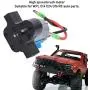T best RC Brush Motor, RC Gearbox Metal Gear Box Speed Change 380 High Speed Brush Motor RC Car Replacement Accessory for 1/16 C14 C24 RC Car (Black WPL1686S)