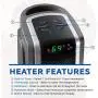 Lasko Ceramic Tower Space Heater with Logic Center Digital Remote Control-Features Built-in Timer and Oscillation, 7.3″L x 9.2″W x 29.75″H, Black 5572 Lasko Ceramic Tower Space Heater with Logic Center Digital Remote Control-Features Built-in Timer and Oscillation, 7.3″L x 9.2″W x 29.75″H, Black 5572