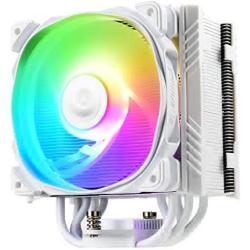 Enermax ETS-T50 Axe Addressable RGB CPU Air Cooler 230W+ TDP for Intel/AMD Univeral Socket 5 Direct Contact Heat Pipes 120mm PWM Fan White: ETS-T50A-W-ARGB