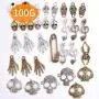BronaGrand 100 Gram Mixed Alloys Metal Antique Skulls-Shaped Pendant Charms Bracelet Necklace DIY Jewelry Making Accessory BronaGrand 100 Gram Mixed Alloys Metal Antique Skulls-Shaped Pendant Charms Bracelet Necklace DIY Jewelry Making Accessory