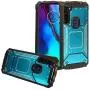 CELZEN - for Motorola Moto G Stylus XT2043, Moto G Power XT2041 (2020 Version) - Aluminum Metal Hybrid Phone Case - ZY1 Blue