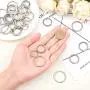 UNICRAFTALE 40PCS 4 Sizes Split Key Rings Stainless Steel Key Ring 20-31mm Metal Split Key Chain Ring Parts Flat Key Chain Rings Keychain Rings for Crafts Home Car Keys Organization UNICRAFTALE 40PCS 4 Sizes Split Key Rings Stainless Steel Key Ring 20-31mm Metal Split Key Chain Ring Parts Flat Key Chain Rings Keychain Rings for Crafts Home Car Keys Organization