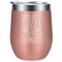 Thank You Gifts, Inspirational Gifts for Women, Gifts for Her - Galentines Day Gifts - Funny Valentines Day, Birthday, Encouragement Gifts for Best Friend, Mom, Wife, Girlfriend - GSPY Wine Tumbler