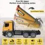 kolegend Remote Control Construction Dump Truck, 1/14 Scale Full Functional RC Dump Truck Toy Heavy Duty Metal Construction Vehicle with LED Lights and Simulation Sound