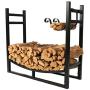 1. GO 3 Feet Indoor/Outdoor Heavy Duty Firewood Log Rack with wood Holder, 30 Inch Tall