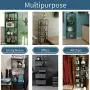 Storage Metal Utility Shelves, 5-Tier 24'' Steel Garage Storage Wire Shelving Unit, Adjustable 750Lbs Rust-Proof Storage Racks w/Leveling Feet, NSF Certification Shelf for Kitchen Office Garage