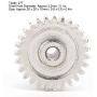 Vbest life 27Teeth Metal Motor Pinion Gear RC Model Car Upgrade Part Replacement Fit for Wltoys 1/14 144001 Vbest life 27Teeth Metal Motor Pinion Gear RC Model Car Upgrade Part Replacement Fit for Wltoys 1/14 144001