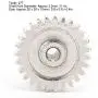 Vbest life 27Teeth Metal Motor Pinion Gear RC Model Car Upgrade Part Replacement Fit for Wltoys 1/14 144001