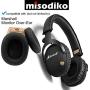 misodiko Replacement Cushions Ear Pads - for Marshall Monitor Over-Ear | Headphones Repair Parts Earmuff Earpads Cup Pillow Cover (Black)
