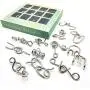 Brain Teaser Puzzles for Kids and Adults - Pack of 12, iKeelo Metal Puzzle Bundle for Mind, IQ and Logic Test, Challenging Disentanglement Games for Party, Holiday, Office (Higher Level) Brain Teaser Puzzles for Kids and Adults - Pack of 12, iKeelo Metal Puzzle Bundle for Mind, IQ and Logic Test, Challenging Disentanglement Games for Party, Holiday, Office (Higher Level)