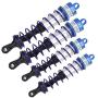 Tbest RC Car Shock Damper, 4pcs Metal Oil Pressure Adjustable Front Shock Damper Rear Shock Damper for 1/8 RC Car