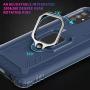 Newseego Compatible with Samaung Galaxy A51 5G Case (Not Fit A51 4G) with Metal Ring Holder Kickstand Work with Magnetic Car Mount Shockproof Protective Soft Cover-Blue