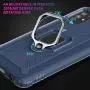 Newseego Compatible with Samaung Galaxy A51 5G Case (Not Fit A51 4G) with Metal Ring Holder Kickstand Work with Magnetic Car Mount Shockproof Protective Soft Cover-Blue