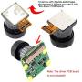 MakerFocus Raspberry Pi Camera Module 8MP Sensor Camera Module Wide Angle 160 Degree FoV Compatible with Raspberry Pi Camera Board V2 Supporting Video Record and Still Picture Resolution