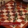 LINWEI Chess Set, Chess Board Set,International Chess Set Wooden Games Chessboard Metal Parts Folding Chessman Entertainment Table Game