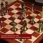 LINWEI Chess Set, Chess Board Set,International Chess Set Wooden Games Chessboard Metal Parts Folding Chessman Entertainment Table Game LINWEI Chess Set, Chess Board Set,International Chess Set Wooden Games Chessboard Metal Parts Folding Chessman Entertainment Table Game