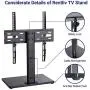 Rentliv Wooden Base Universal TV Stand- Table Top TV Base Stand for 37 to 55 inch TVs - Height Adjustable TV Mount Stand ,VESA 400 x 400mm Rentliv Wooden Base Universal TV Stand- Table Top TV Base Stand for 37 to 55 inch TVs - Height Adjustable TV Mount Stand ,VESA 400 x 400mm