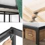 Zinus Paul Metal and Wood Platform Bed with Wood Slat Support, Full