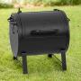 Char-Griller E82424 Side Fire Box Charcoal Grill, Black