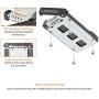 ICY DOCK Rugged Full Metal 4 Bay 2.5'' SATA HDD & SSD Backplane Cage for External 5.25'' Bay - ToughArmor MB607SP-B