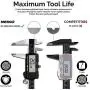 Neiko 01407A Electronic Digital Caliper Stainless Steel Body with Large LCD Screen | 0 - 6 Inches | Inch/Fractions/Millimeter Conversion,Silver/Black