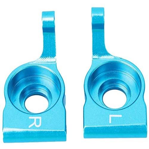 2Pcs RC Rear Carrier, Rear Axle Hub Carrier Metal Toy Car Back Carrier RC Model Parts(Blue)