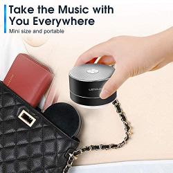 LENRUE Portable Wireless Bluetooth Speaker with Built-in-Mic,Handsfree Call,AUX Line,TF Card,HD Sound and Bass for iPhone Ipad Android Smartphone and More