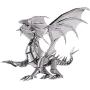 Piececool 3D Metal Model Kits, DIY Dragon Flame Model Kit, 3D Metal Puzzle for Adults, Great Birthday Gifts