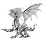 Piececool 3D Metal Model Kits, DIY Dragon Flame Model Kit, 3D Metal Puzzle for Adults, Great Birthday Gifts