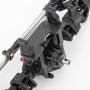 Benedict Harry Alloy Complete Front Axle and Rear Axle Upgrade Steel Gear for 1:10 Axial SCX10 II 90046/90047 SCX10 90027/90028 RC Jeep Rock Crawler