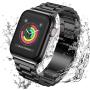 EPULY Compatible with Apple Watch Band 42mm 44mm 38mm 40mm ,Business Stainless Steel Metal Wristband for iWatch SE & Series 6/5/4/3/2/1