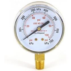 GAUGE 2.5in 0-100 PSI MODEL US-25