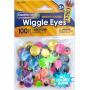 Creativity Street Peel & Stick Wiggle Eyes Assorted Sizes, 125-Piece (343801)