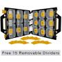 WorkVanEquipment Mobile Hardware Case Tackle Box with Removable Compartment Organizer and Shoulder Strap - US Patented WorkVanEquipment Mobile Hardware Case Tackle Box with Removable Compartment Organizer and Shoulder Strap - US Patented