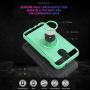 Galaxy J3 2018/J3 Eclipse 2/J3 Orbit/J3 Achieve/Express Prime 3/J3 Prime 2/Amp Prime 3 Case HD Phone Screen Protector,Ymhxcy 360 Stand & Dual Layer Back Cover for Galaxy J3 Emerge 2018-ZH Mint