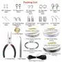 EuTengHao Jewelry Making Supplies Kit Jewelry Repair Tool Set with Jewelry Pliers Beading Wires Open Jump Ring Lobster Clasps Necklace Cord Ribbon Ends Jewelry Findings Making for Jewelry DIY Supplies EuTengHao Jewelry Making Supplies Kit Jewelry Repair Tool Set with Jewelry Pliers Beading Wires Open Jump Ring Lobster Clasps Necklace Cord Ribbon Ends Jewelry Findings Making for Jewelry DIY Supplies