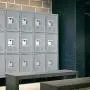 Metal Locker for School Office Gym Metal Storage Locker Cabinet for Employees Students Steel Locker Triple Tier with 3 Door Gray