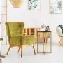 Mecor Modern Round Side End Accent Table with Faux Marble Table Top and Gold Metal Frame, Beside Sofa Table Nightstand for Living Room Bedroom, Easy to Assemble, Black