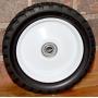 Martin Wheel 7x1.5 7'' x 1 1/2'' Diamond Tread Lawnmower Deck Wheel Metal Rim/Hard Rubber