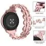 TOTOUTHS Compatible with Samsung Galaxy 42mm/Galaxy Watch 3 41mm Band Women Bracelet Replacement Galaxy Active 40mm/Gear S2 Classic/Gear Sport Metal Strap Wristband 20mm (Galaxy Active 2 Rose Gold)