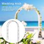 Garden Arch Tredllis for Climbing Plants Rose Metal Wedding Arches Ceremony Party Outdoor Floral Decor Black