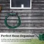 Deluxe Wall Mount Garden Hose Hanger Duty Metal Hose Holder Easily Holds 125 3/4’’ Hose Deluxe Wall Mount Garden Hose Hanger Duty Metal Hose Holder Easily Holds 125 3/4’’ Hose