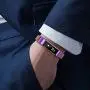 Meliya Metal Loop Bands Compatible with Fitbit Alta/Fitbit Alta HR, Stainless Steel Mesh Megnet Lock Replacement Wristbands for Women Men