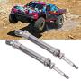 T best RC Rear Drive Shaft Set, 1/10 RC Metal CVD Transmission Shaft Fit for Traxxas Slash Car NSV775(Titanium)