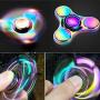 Rainwbow Snitch Fidget Fingers Hand Spinners Metal Focus Decompression Fidgets Toy Stainless Steel Fingertip Gyro Stress Relief Cube Fun Spiral Twister ADHD EDC Anti Anxiety Gifts for Kids and Adults