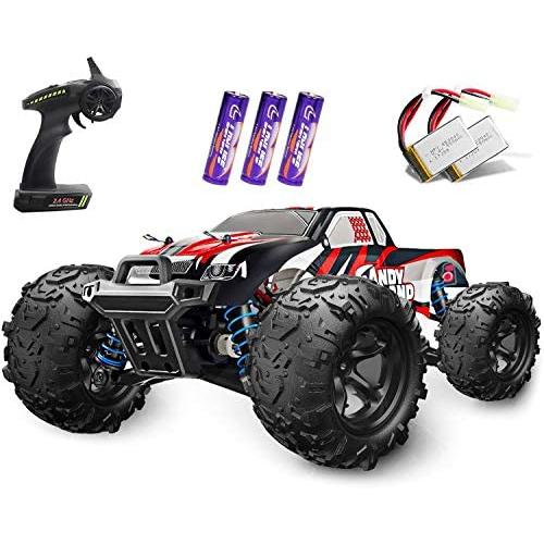 RC Cars, High Speed Remote Control Car, All Terrain Electric Remote Control Off Road Monster Truck, 1:18 Scale 2.4Ghz Radio 4WD Fast 30+ MPH RC Car, with 2 Rechargeable Batteries, Gift for Boys Adults