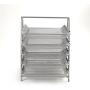Mind Reader Desk Organizer with 5 Sliding Trays for Letters, Documents, Mail, Files, Paper, Silver
