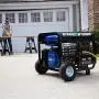 DuroMax XP12000EH Generator-12000 Watt Gas or Propane Powered Home Back Up & RV Ready, 50 State Approved Dual Fuel Electric Start Portable Generator, Black and Blue DuroMax XP12000EH Generator-12000 Watt Gas or Propane Powered Home Back Up & RV Ready, 50 State Approved Dual Fuel Electric Start Portable Generator, Black and Blue