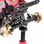 Facibom for 1/24 RC Crawler Axial SCX24 90081 AXI00002 Parts Metal Front & Rear Axle Diff Cover Upgrade Accessories,Front